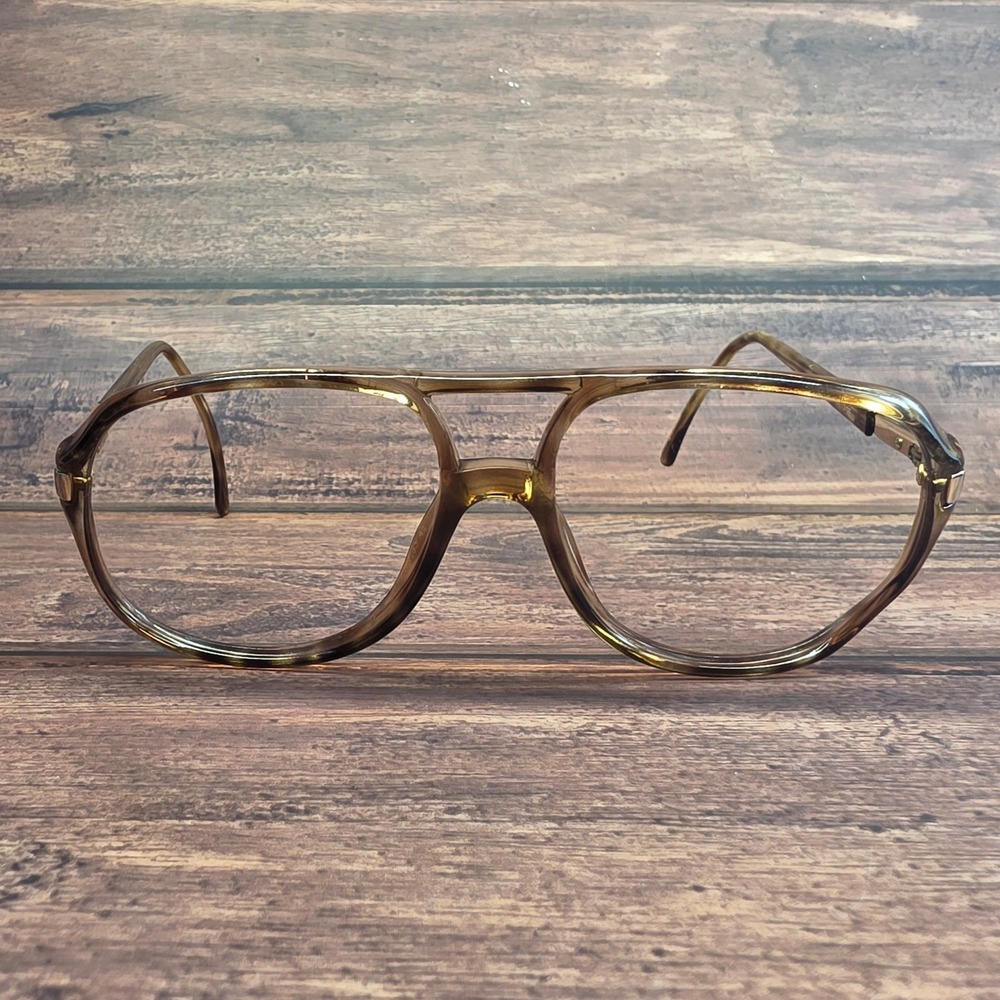 Altair Eyewear Aviator Eyeglasses Frames Tortoise Gold Italy 56-16-140